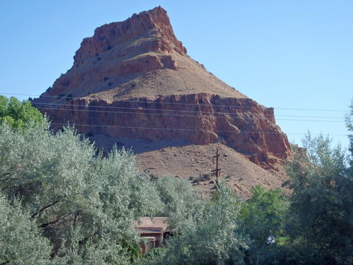 GDMBR:  Castle Rock just before entering Abiquiu.